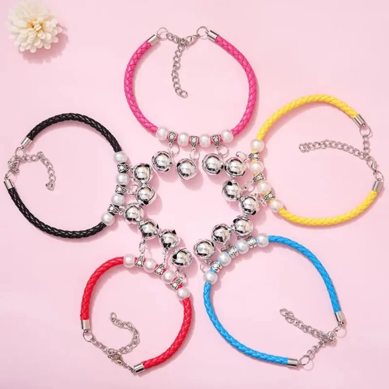 Cat Neck Circle Adjustable Pet Collar with Removable Bell
