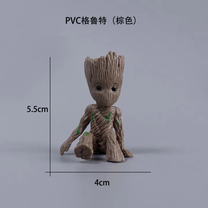 Disney Marvel Groot Mini Figure Anime Movie Toys