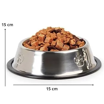 Cat Feeder Slope Anti-Ant Food Bowl For Cat Pet Accessories Dog Bowl Quality Stainless Steel Container For Cats Pet Supplies - Image 2