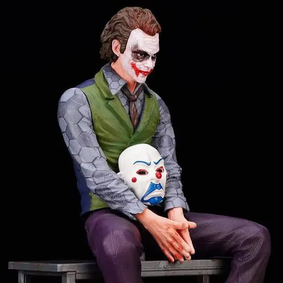 DC Comics Batman Dark Knight Heath Ledger Joker Chair Action Figure Statue - Image 3