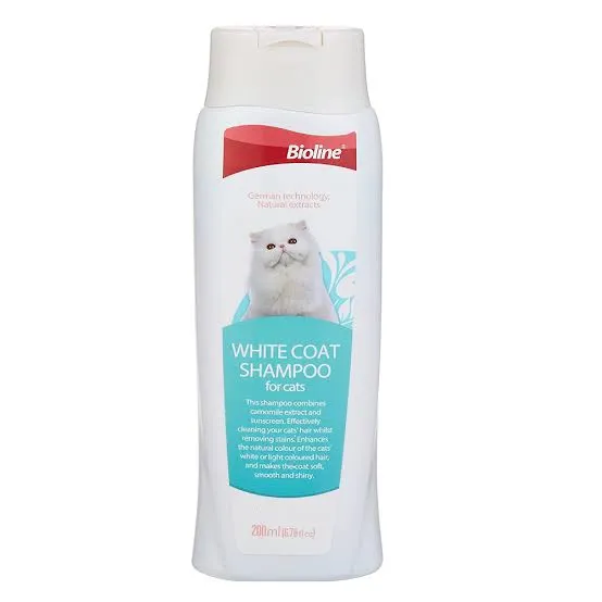 Bioline White Coat Cat Shampoo 200ml