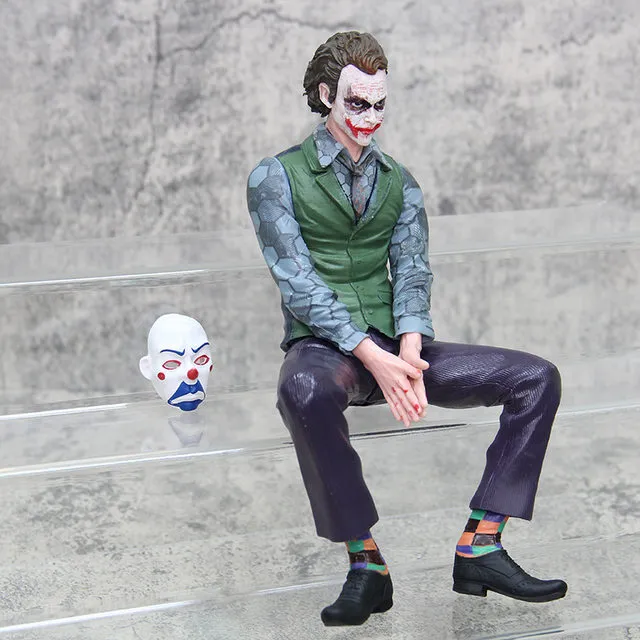 DC Comics Batman Dark Knight Heath Ledger Joker Chair Action Figure Statue - Image 2