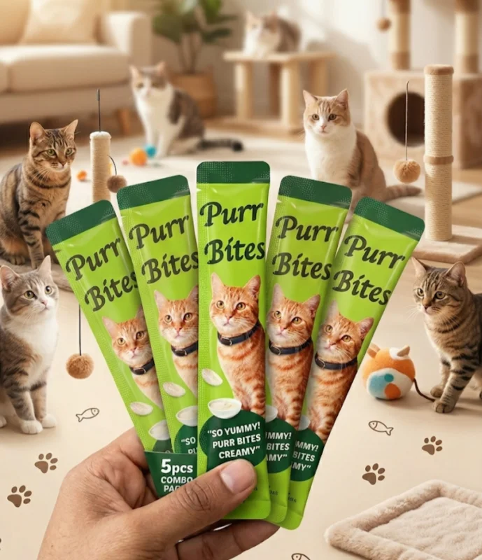 Purr Bites Cat Treat Chicken Flavour 5 Pcs