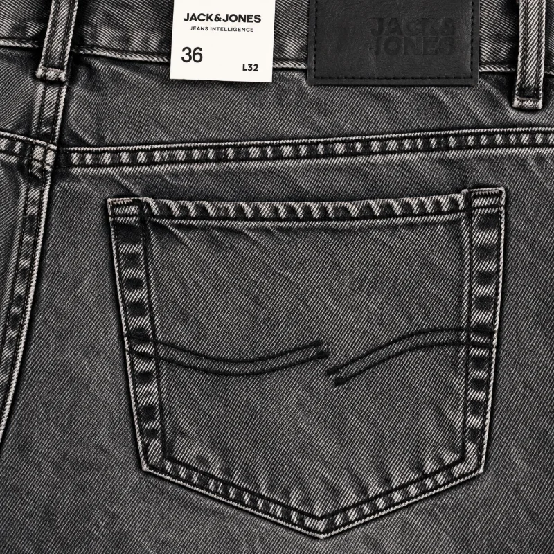 Jack & Jones Baggy Relaxed Fit Jeans Combo (Charcoal Gray + Vintage Blue) - Image 5