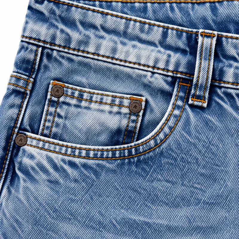 Al Nebras Baggy Relaxed Fit Jeans (Sky Blue) - Image 4