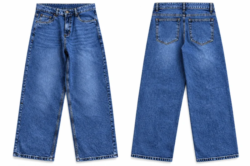 Al Nebras Baggy Relaxed Fit Jeans (Vintage Blue) - Image 3