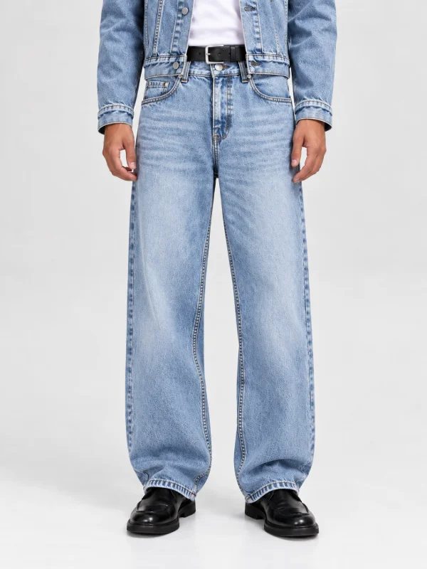 Jack & Jones Baggy Relaxed Fit Jeans Combo (Ice Blue + Charcoal Black) - Image 2