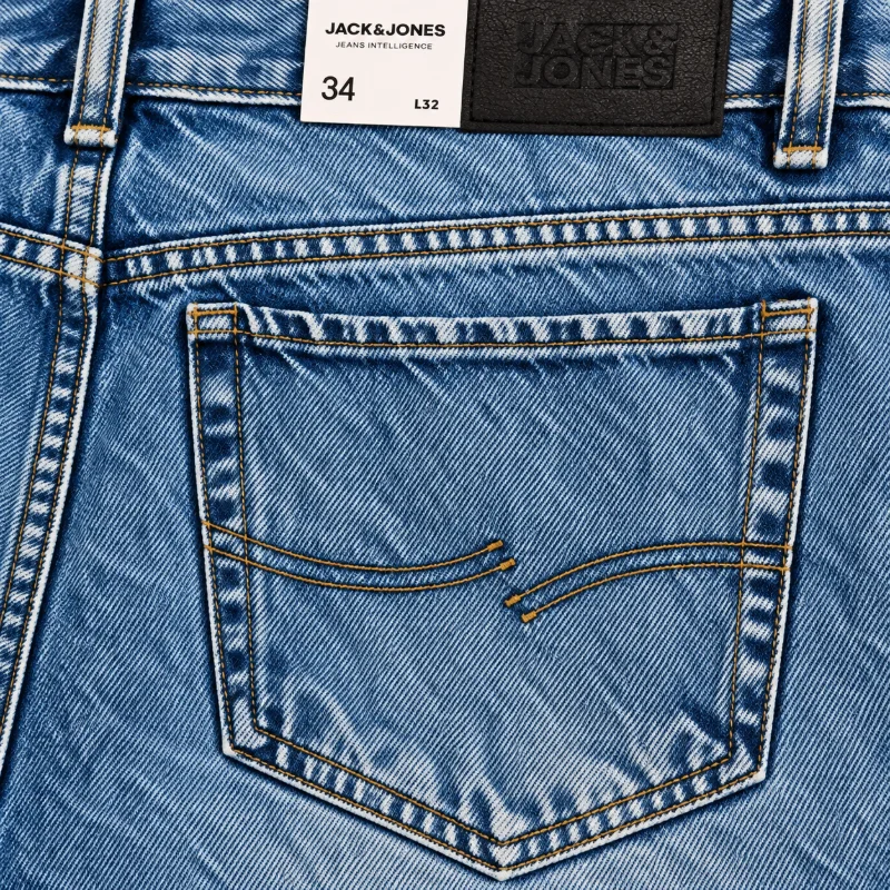 Jack & Jones Baggy Relaxed Fit Jeans  Combo (Sky Blue + Charcoal Gray) - Image 5