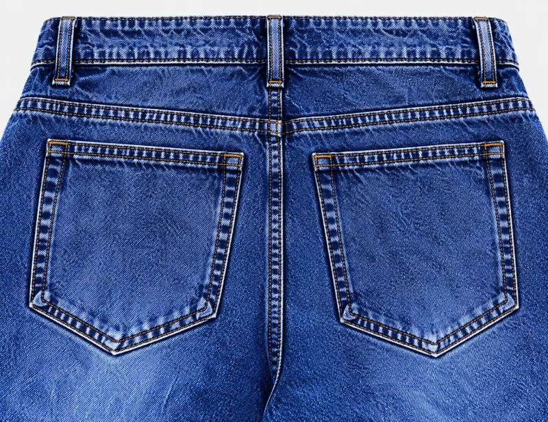 Al Nebras Baggy Relaxed Fit Jeans (Vintage Blue) - Image 5