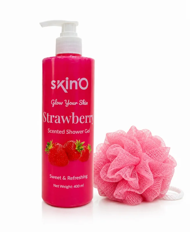 skin'O Strawberry Scented Shower Gel 400ml