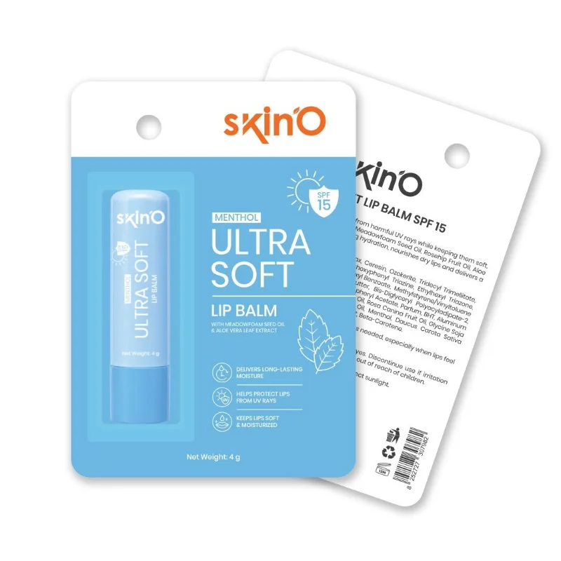 skin’O Ultra Soft Lip Balm SPF 15 (Menthol) - 4g