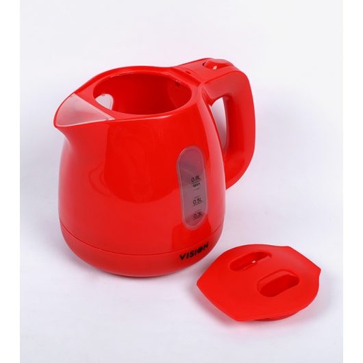 VISION Electric Kettle 0.8 Liter Red (VSN-EK-01) - Image 3