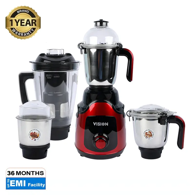 VISION 1200W Kitchen Master 4 In 1 Mixer Grinder (VIS-SBL-023)