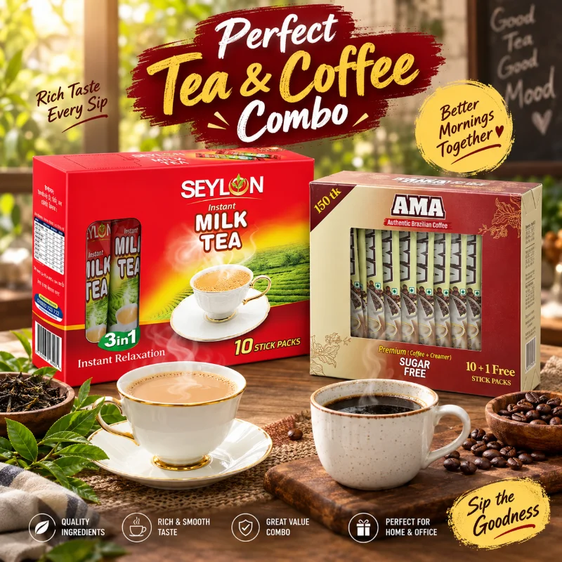 Seylon Instant Milk Tea + AMA Premium Coffee Combo - Image 2