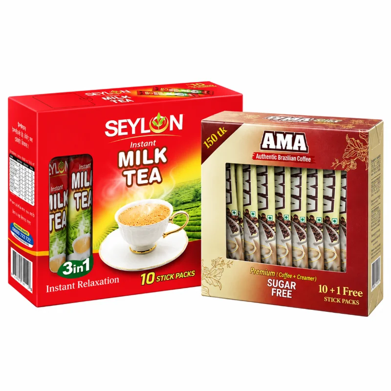 Seylon Instant Milk Tea + AMA Premium Coffee Combo