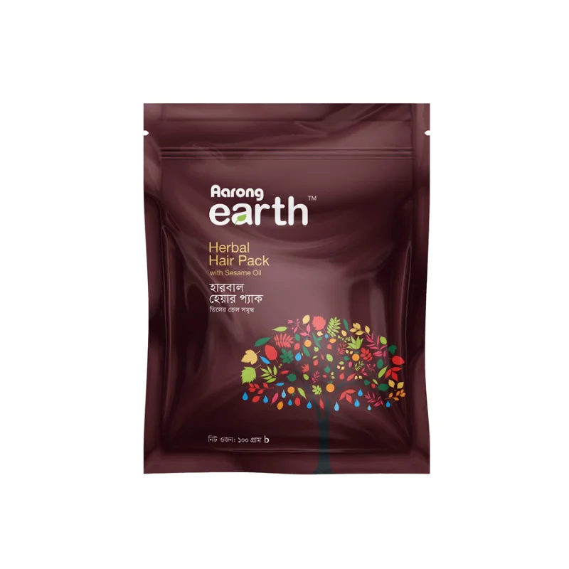 Aarong Earth Herbal Hair Pack with Sesame Oil - 100 GM