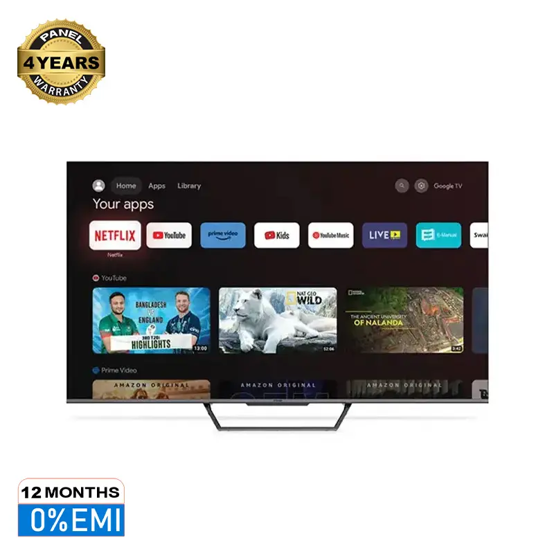 VISION 55" QLED TV Google Android 4K PQ1 Galaxy Pro
