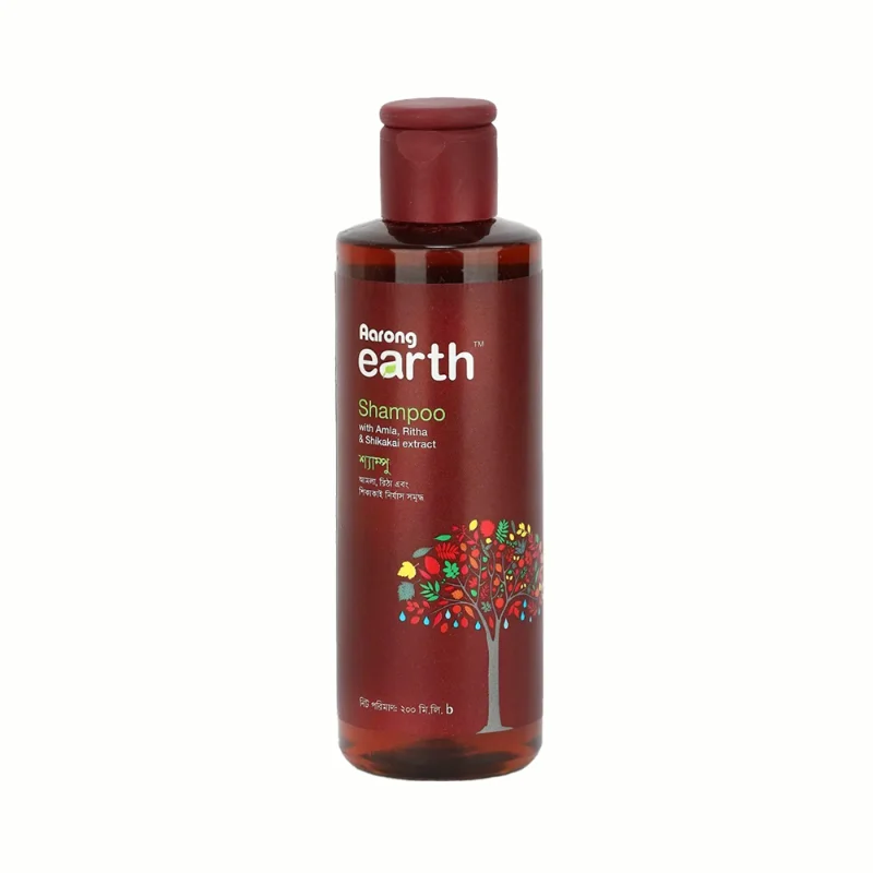 Aarong Earth Shampoo with Amla, Ritha and Shikakai Extract - 200 ML