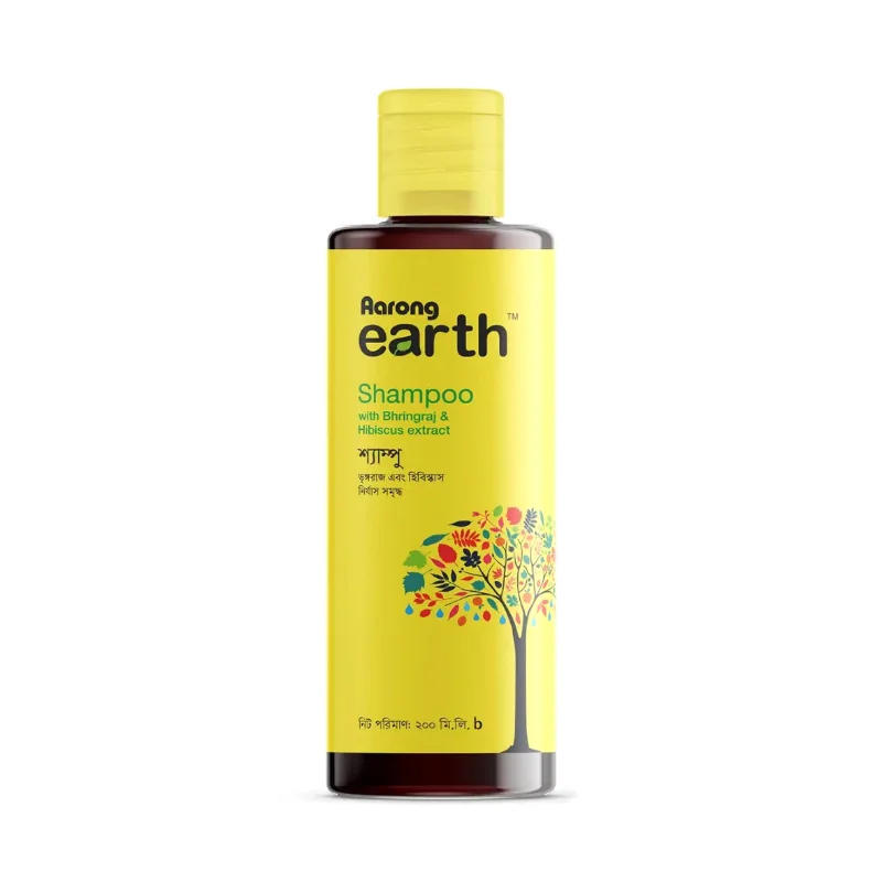 Aarong Earth Shampoo with Bhringraj & Hibiscus Extract - 200 ML