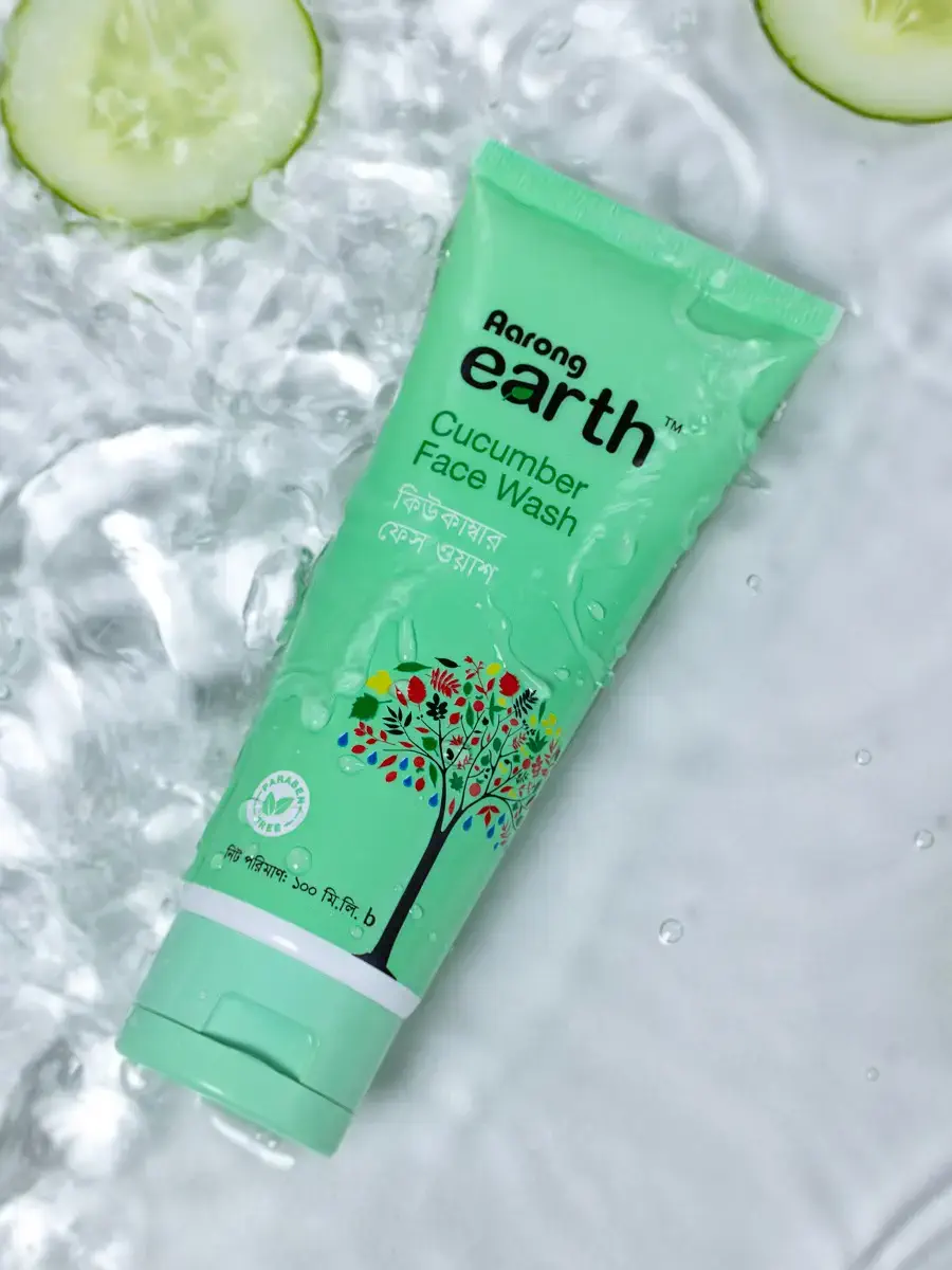 Aarong Earth Cucumber Face Wash - 100 ML - Image 2