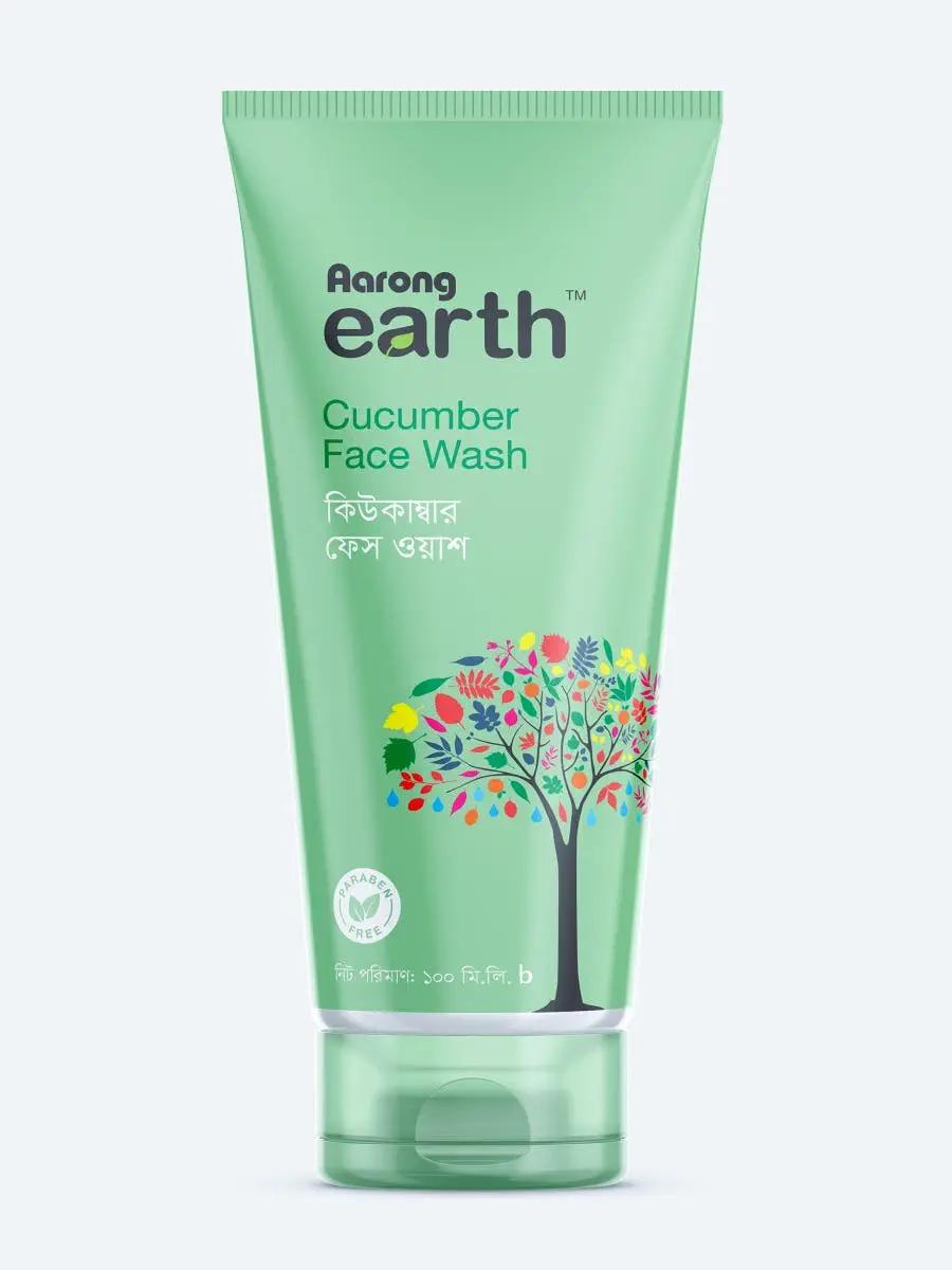 Aarong Earth Cucumber Face Wash - 100 ML - Image 3